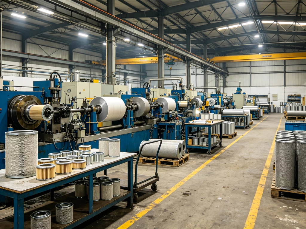 Filter Element Manufacturing Workshop
